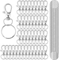 HXSEMAYIG 100PCS Keychain Hooks by HXSEMAYIG