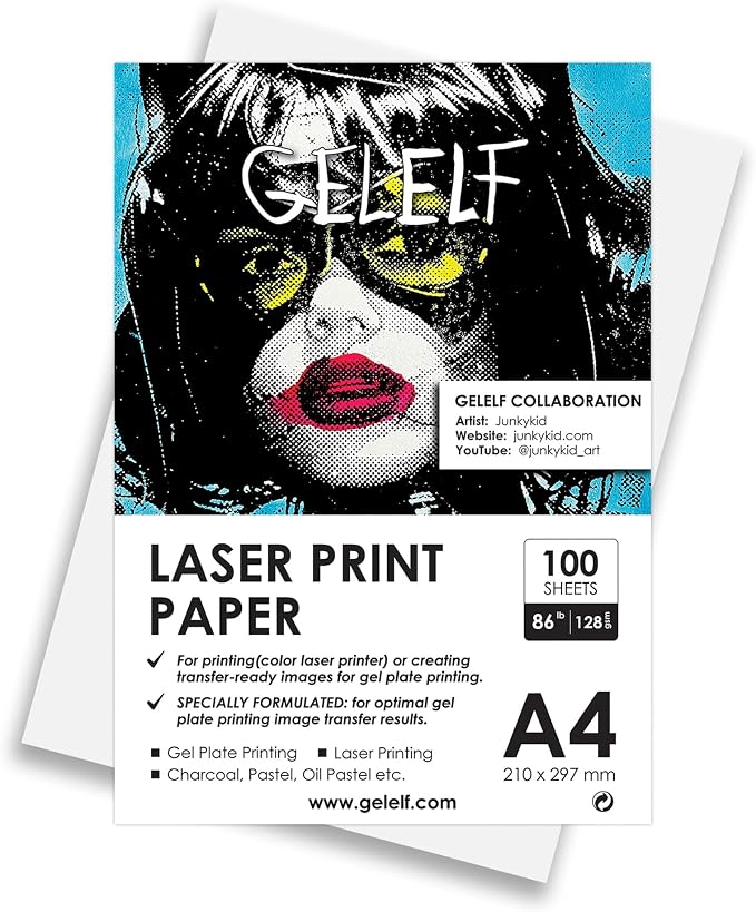 A4 Laser Print Paper 100 Sheets by GELELF