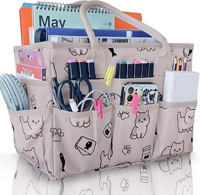 Cupohus Craft Organizer Tote Bag – Art Organizer, Craft Caddy by Cupohus