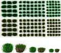Tufts - Battlefield 154 Pcs, 3 Sizes -Terrain Model Kit by Unknown