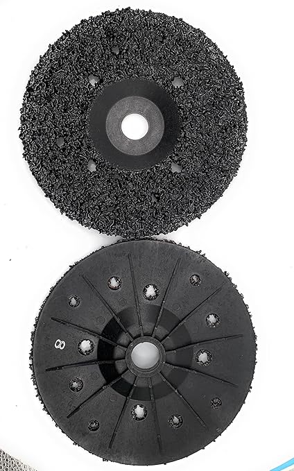 SIGNI 5 Pack SiC Plastic Back Grinding Wheel for Granite/Marble/Concrete and Glasses (7 INCH, 8 GRIT)