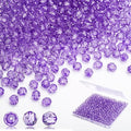 BONNY BOXX 500pcs 8mm Acrylic Faceted Round Crystal Beads Transparent Light by BONNY+BOXX