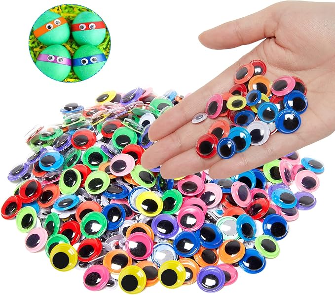 1700pcs Googly Wiggle Eyes Self Adhesive, - Image 4
