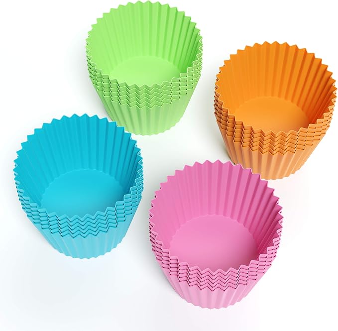Bakerpan Silicone Mini Cupcake Liners 24 Pack - Image 3