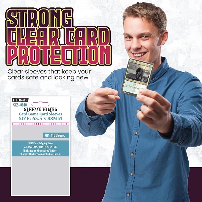 Sleeve Kings Card Game Card Sleeves 63.5x88mm – Protective Covers - Image 2