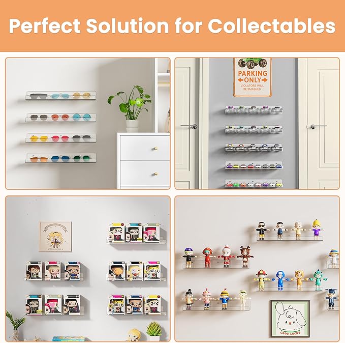 upsimples 4 Pcs 15" Acrylic Shelves - Image 5