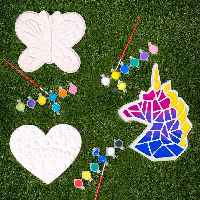 Creative Roots Paint Your Own Stepping Stones Multipack - Image 2