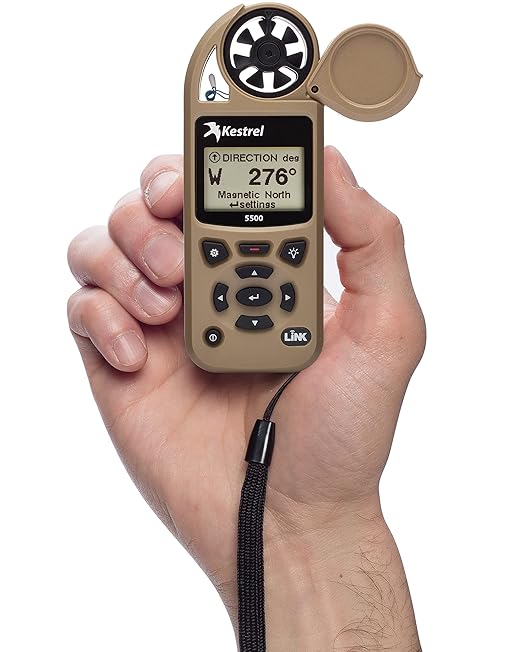 Kestrel 5500 Weather Meter with Link and Vane Mount, Tan