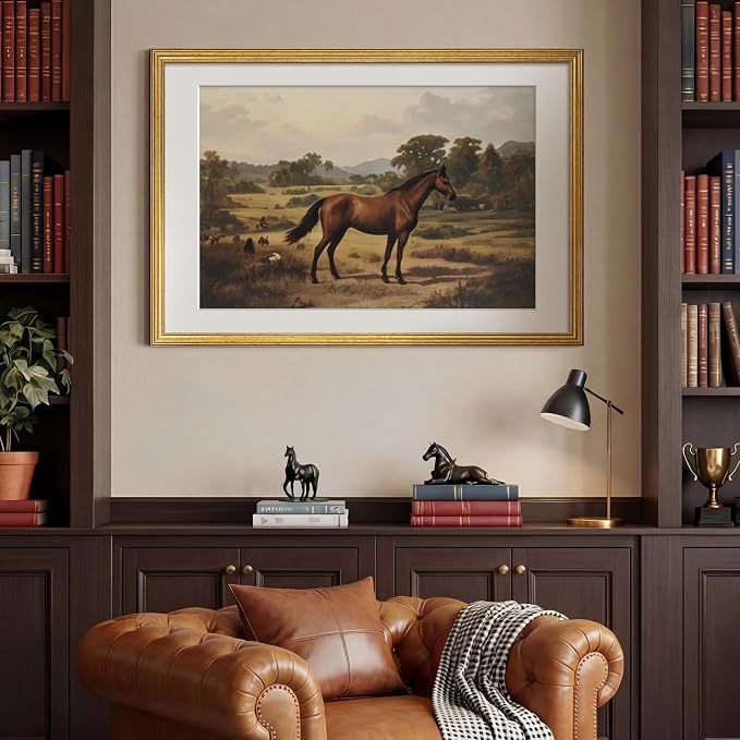 upsimples Vintage 24x36 Poster Frame, Antique Gold Frames Display 20x30 - Image 7