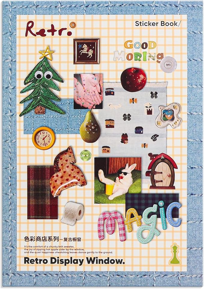 Girl's Korean Sticker Book, Food and Daily Life Theme by Unknown
