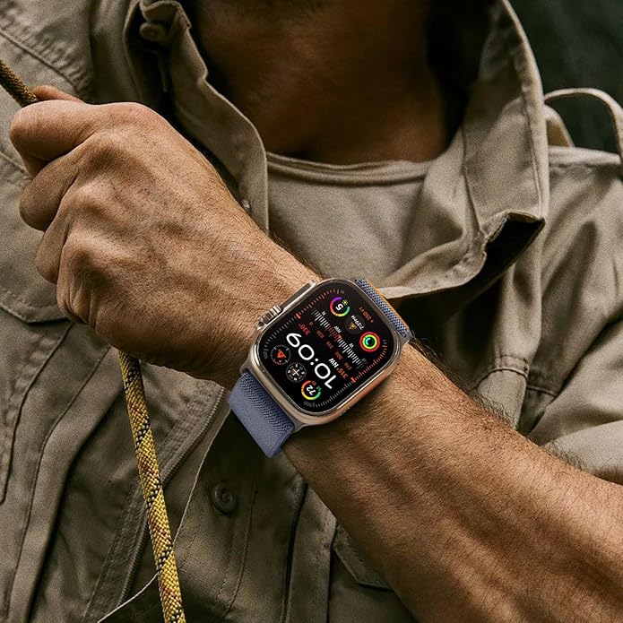 Suitisbest Sport Bands Compatible with Apple Watch Ultra Band 49mm 46mm 45mm 44mm 42mm 38mm 40mm 41mm Men Women, Stretchy Nylon Sport Loop Strap with S-Hook for iWatch Series 10 Ultra SE 9 8 7 6 5 4 3