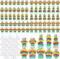 Bokon 100 Pcs Plastic Sand Art Bottles Bulk Sand Art Containers by Bokon