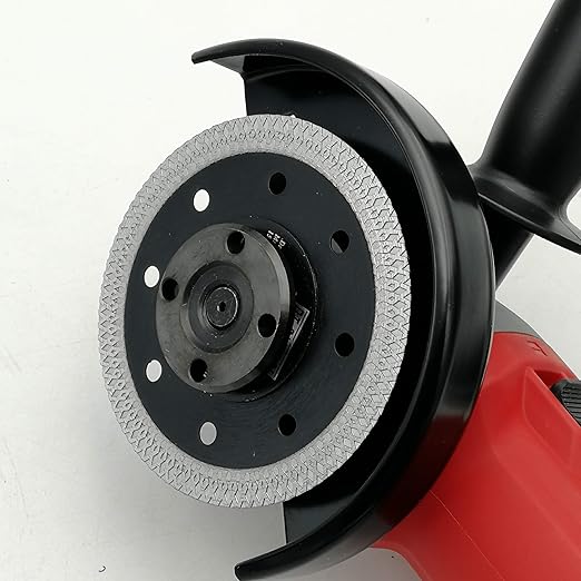 DT-DIATOOL Diamond Tile Blade 5 Inch 2pcs Diamond Turbo X Mesh Rim Segement Circular Saw Blade for Procelain Ceramic Stoneware Marble Granite Fits 5/8"-7/8" Arbor
