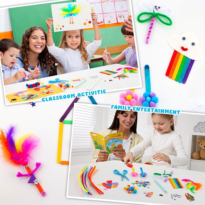 Zefy 3200+ Pcs Arts and Crafts Supplies - Image 6