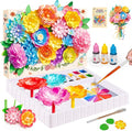 Kiditos Magic Flower Craft Kit for Girls, DIY Color Changing Flower Bouquet by Kiditos