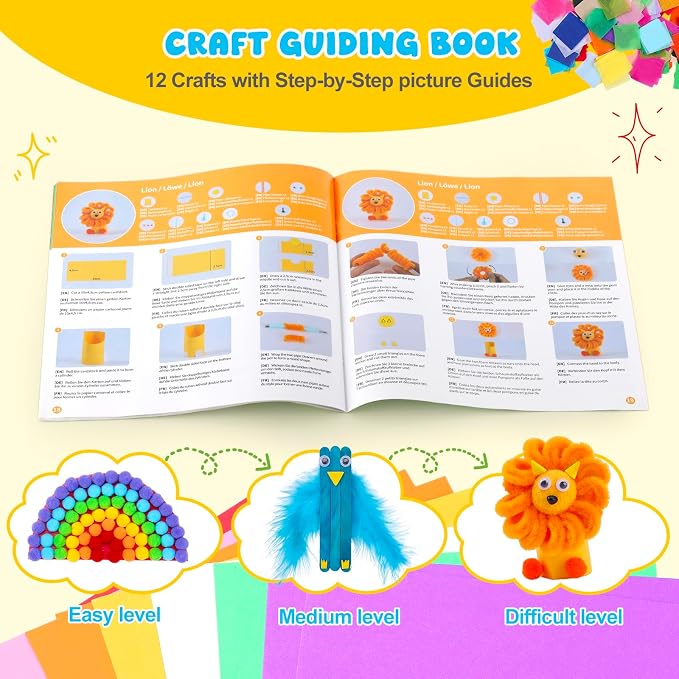 Zefy 3200+ Pcs Arts and Crafts Supplies - Image 3
