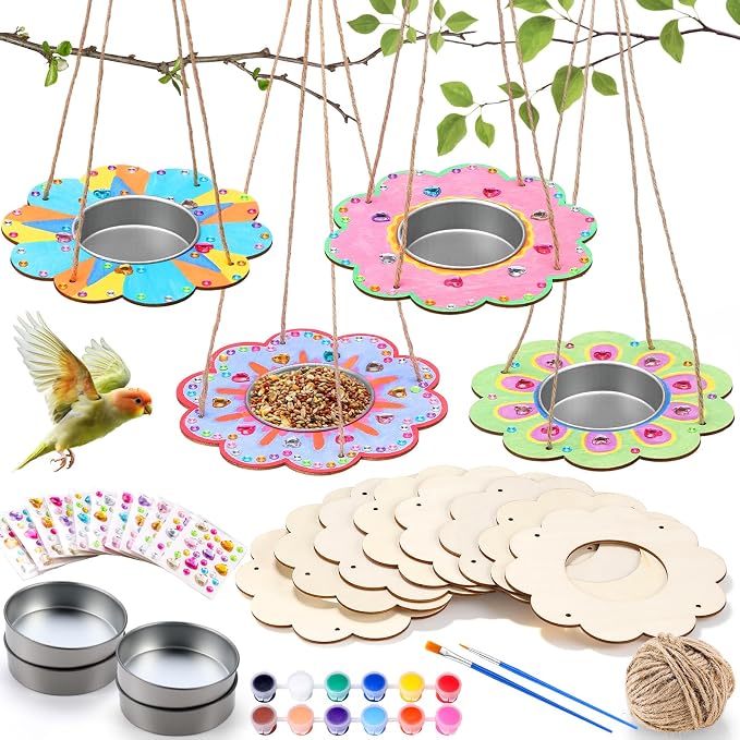 CroBlissful 12 Pack Bird Feeder Craft Kits by CroBlissful