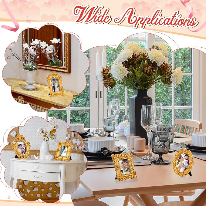 Maitys 50 Pcs Mini Picture Vintage Frames - Image 5