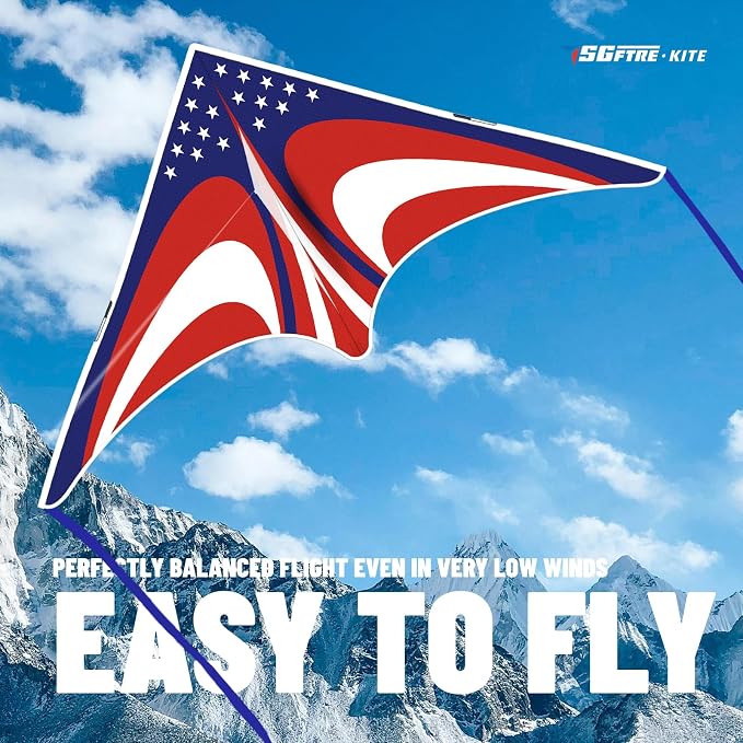 Delta Kite Set for Kids and Adults, Extremely Easy to Launch for Beginners - Image 3