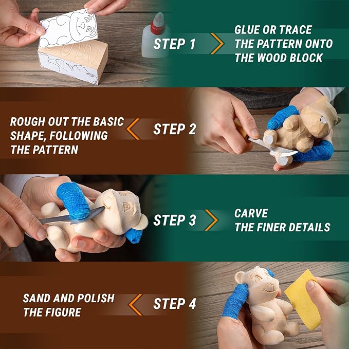 BeaverCraft Wood Carving Kit for Beginners DIY 05 - Image 7
