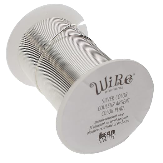 The Beadsmith Wire Elements 30-Gauge Lacquered Tarnish-Resistant Copper Wire by TheBeadsmith