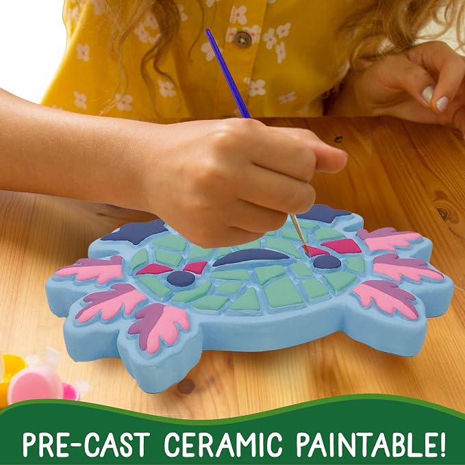 Creative Roots Axolotl Stepping Stone Kit, 7-Inch Paintable Ceramic Stepping - Image 2