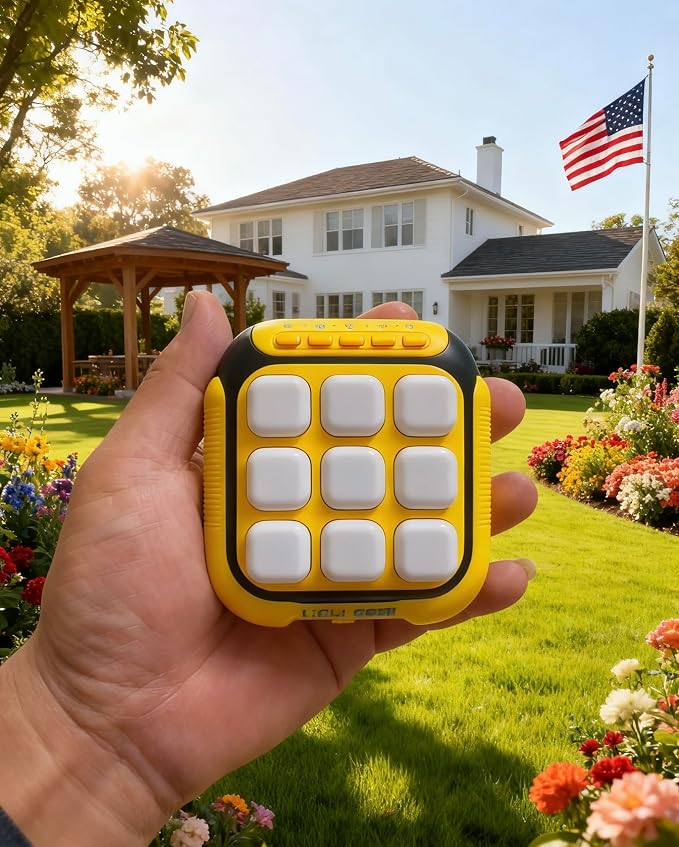Electronic Tic Tac Toe Handheld Game – 6-in-1 Travel Puzzle Console, Fast-Paced - Image 4