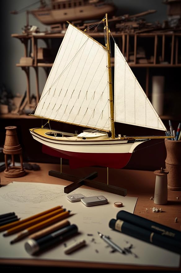 Complete Wooden Model Ship Kit - Image 8