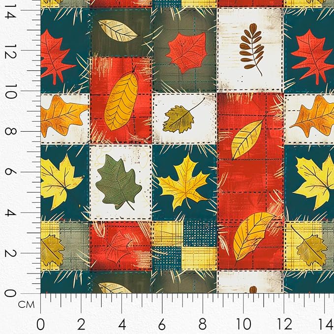 Autumn Girls Patchwork Cotton Fabric Panel – 6 Designs + Bonus Patchwork Sheet - Image 8