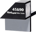Dovetail Saw Guide – 45° & 90° Combo Angle Magnetic Tool for Woodworking Layout, Framing, and Joinery – CNC Aluminum Marking Guide for Precision Cut