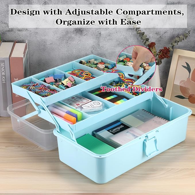 Tackle Box, 16-Inch Extra Large Art Storage Box - Image 5