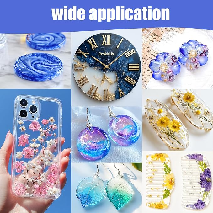Epoxy Resin Kit, 64OZ Kit Crystal Clear Resin Epoxy, Bubble Free, No Yellowing - Image 6