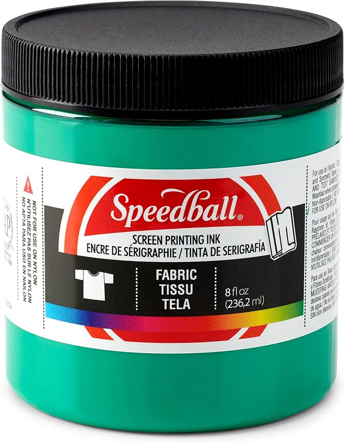 Speedball, Fabric Screen Printing Ink, 8 Fl oz. by SpeedballArt