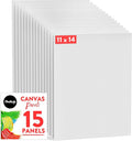 Chalkola 11x14 Canvas for Painting | Blank Canvas Panels for Painting Acrylic by Chalkola