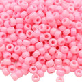 1000Pcs Pony Beads Bracelet 9mm Pink Plastic Barrel Pony Beads by Auvoua