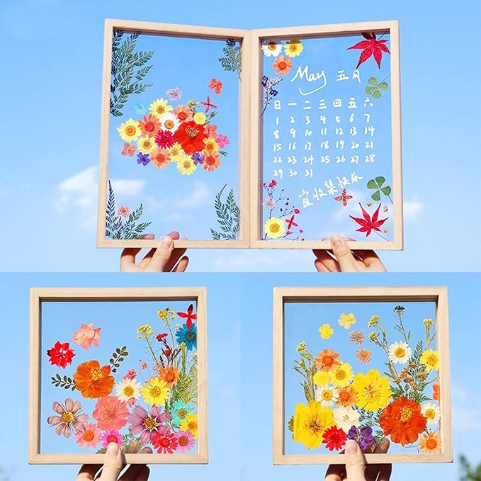 Woohome 4 Pack Dried Flowers for Resin Molds - Image 8