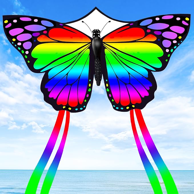 Butterfly Huge Kite for Kids and Adults Easy to Fly Single Line String - Image 2
