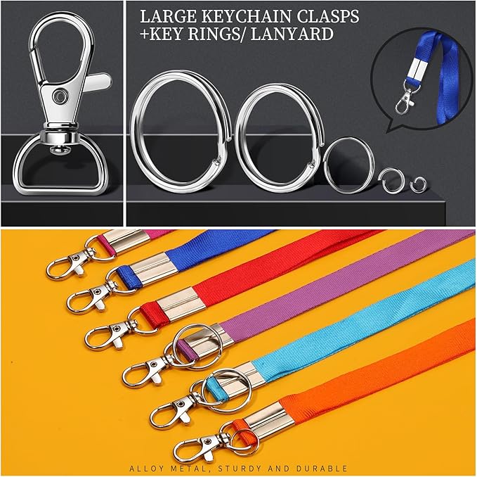 LEOBRO Keychain Making Kit, Well Crafted Sturdy Key Chain Making Kit, Key Chain - Image 4