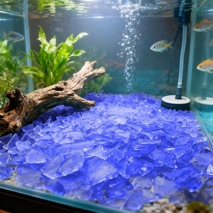 Keedolla Tumbled Sea Glass for Crafts - 15 OZ Flat Frosted Seaglass Pieces for - Image 4