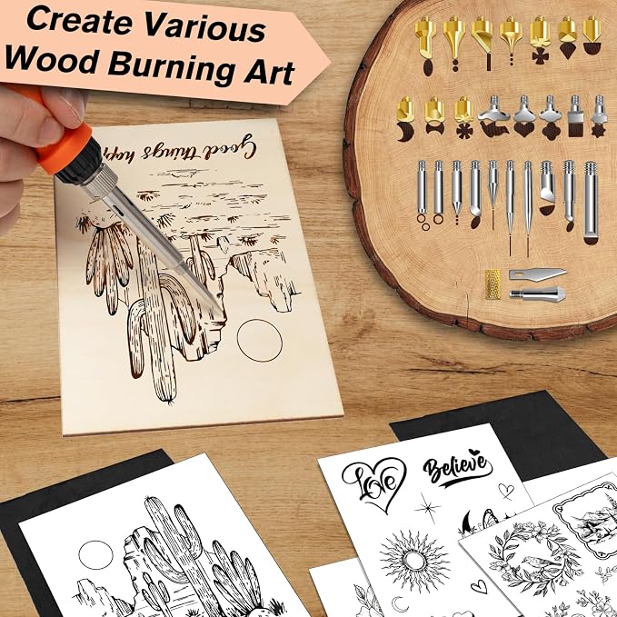 K KERNOWO Wood Burning Kit - Image 5