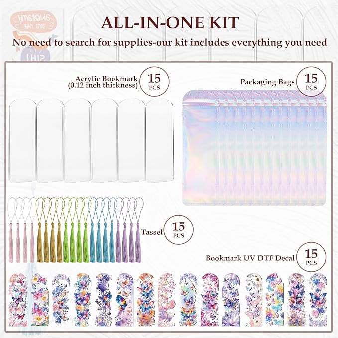 Dazoratix Butterfly Bookmark Making Kit - Image 2