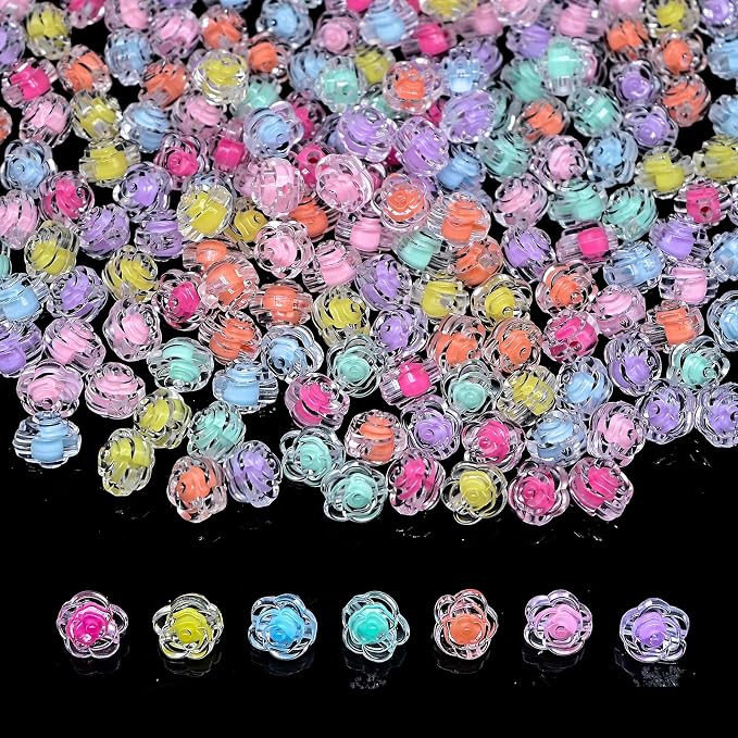 200+ pcs Candy Bulk Assorted Cute Kandi Beads by YuSheng