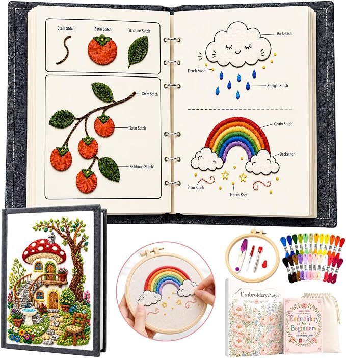 Msvphink Embroidery Stitch Book by Unknown