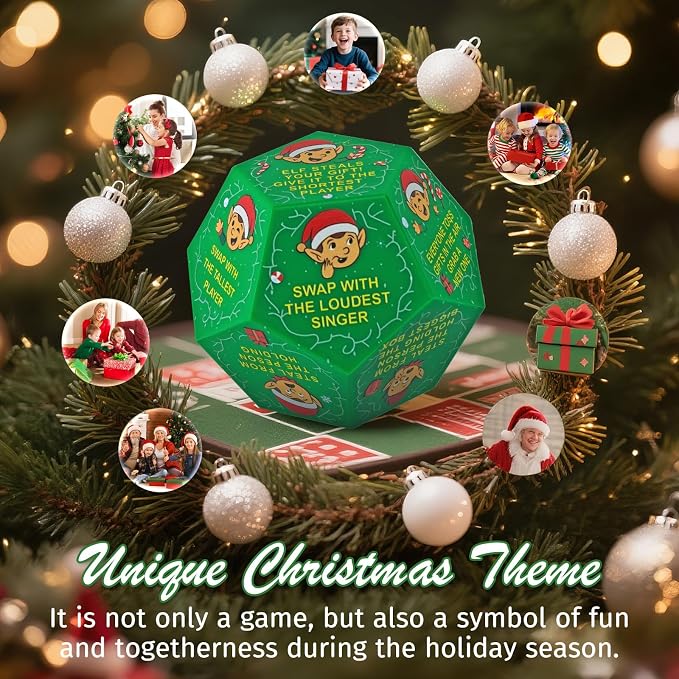 Hilarious Exchange Party Game Dice, Exchange Gifts Family Game, Christmas - Image 4
