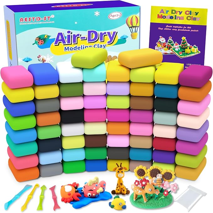 Aestd-ST Air Dry Clay 66 Colors, Modeling Clay by Aestd-STqualityclay