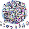 1000 Pcs Crystal AB Colorful Jewels Gems by KDCQAH
