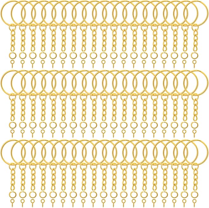 Audab 360Pcs Gold Keychain Bulk by Audab