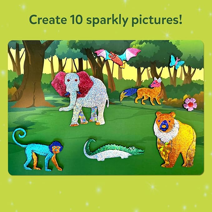 Skillmatics Foil Fun – Animals Mega Pack, No Mess Art - Image 4