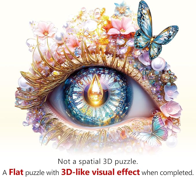 Eden Eye Puzzles Adults Gifts Wooden 175 Pieces 11.4 * 10.5in - Image 9