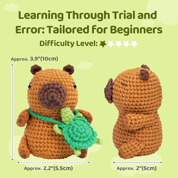 Mewaii Crochet Kit for Beginners Level 1 - Image 5